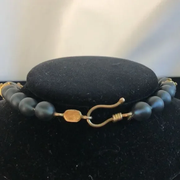 Antioch Sterling Vermeil Etruscan Style Necklace - Picture 4 of 5